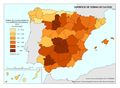 Espana Superficie-de-tierras-de-cultivo 2013 mapa 14917 spa.jpg