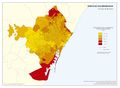 Barcelona Indice-de-vulnerabilidad.-Ciudad-de-Barcelona 2017 mapa 18011 spa.jpg
