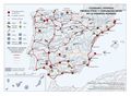 Espana Ciudades--centros-productivos-y-comunicaciones-de-la-Hispania-romana 2014 mapa 17061 spa.jpg