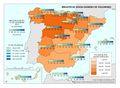 Espana Bibliotecas-segun-numero-de-volumenes 2012 mapa 14366 spa.jpg