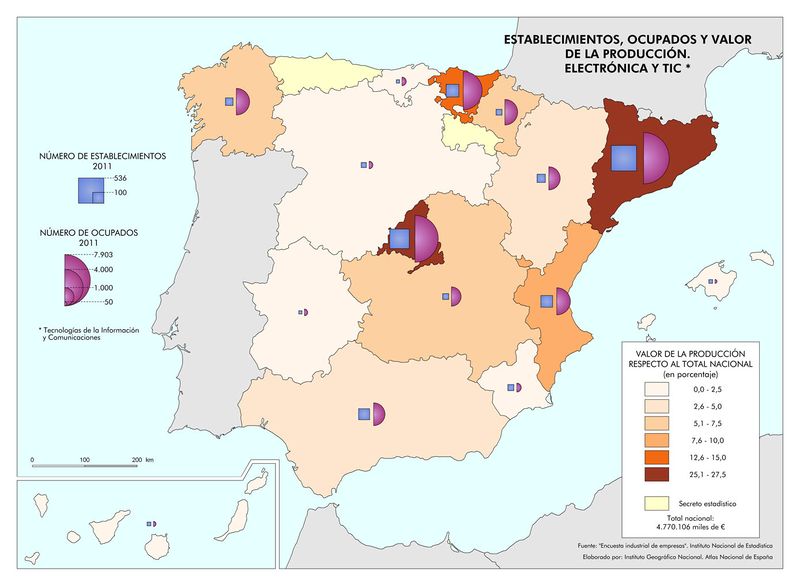 Archivo:Espana Establecimientos--ocupados-y-valor-de-la-produccion.-Electronica-y-TIC 2011 mapa 13149 spa.jpg
