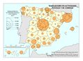 Espana Trabajadores-en-actividades-postales-y-de-correos 2019 mapa 17150 spa.jpg