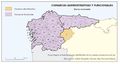 Peninsula-Iberica,-zona-noroeste Comarcas-administrativas-y-funcionales.-Zona-noroeste 2016 mapa 15975-00 spa.jpg