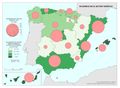 Espana Ocupados-en-el-sector-turistico 2011 mapa 13265 spa.jpg