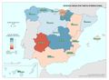 Espana Estancia-media-por-turista-internacional 2012-2013 mapa 13473 spa.jpg