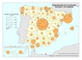 Espana Trabajadores-en-actividades-postales-y-de-correos 2015 mapa 15710 spa.jpg