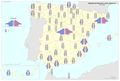 Espana Piramides-de-poblacion.-Datos-absolutos 2008 mapa 12104 spa.jpg