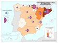 Espana Establecimientos--ocupados-y-valor-de-la-produccion.-Maquinaria-electrica 2011 mapa 13151 spa.jpg