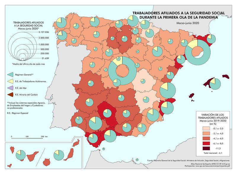 Archivo:Espana Trabajadores-afiliados-a-la-Seguridad-Social-en-la-primera-ola-de-la-pandemia 2019-2020 mapa 17824 spa.jpg