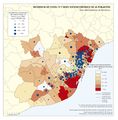 Barcelona Incidencia-de-COVID--19-y-nivel-socioeconomico.-Area-Metropolitana-de-Barcelona 2020 mapa 17942 spa.jpg