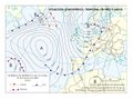 Atlantico-Norte Situacion-atmosferica.-Temporal-de-frio-y-nieve 2004 mapa 14726 spa.jpg