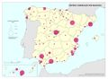 Espana Centros-comerciales-por-municipio 2012 mapa 14332 spa.jpg