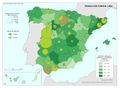 Espana Produccion-forestal--lena 2007 mapa 12676 spa.jpg