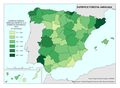 Espana Superficie-forestal-arbolada 2016 mapa 14967 spa.jpg