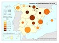Espana Esperanza-de-vida-en-buena-salud-al-nacer 2013 mapa 15054 spa.jpg