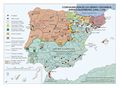Espana Configuracion-de-los-reinos-cristianos.-Imperio-almoravide-(1086--1144) 1086-1147 mapa 13996 spa.jpg
