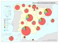 Espana Delitos-segun-la-nacionalidad-del-infractor 2012 mapa 13453 spa.jpg