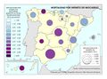 Espana Mortalidad-por-infarto-de-miocardio 2014 mapa 15447 spa.jpg