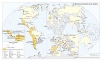 Mapa El Instituto Cervantes en el mundo. 2016. PDF. Datos